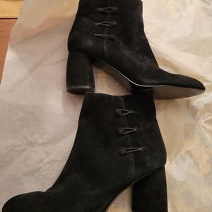 Nine West KERRYLEEO Black Suede BOOTIES SIZE 12M